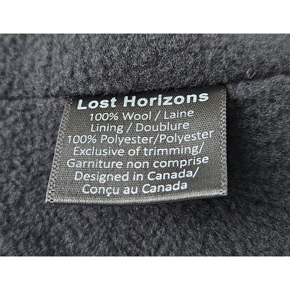 LOST HORIZONS Women's Beanie Hat Hand Knit Wool Nepal Embroidered Fleece Lined - Picture 3 of 7